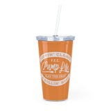 Plastic Tumbler with Straw
