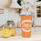 Plastic Tumbler with Straw