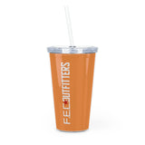 Plastic Tumbler with Straw