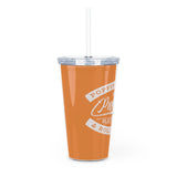 Plastic Tumbler with Straw