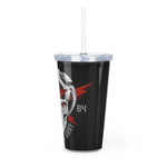 Plastic Tumbler with Straw