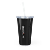 Plastic Tumbler with Straw