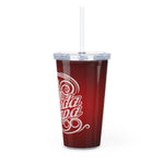 Plastic Tumbler with Straw