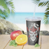 Plastic Tumbler with Straw