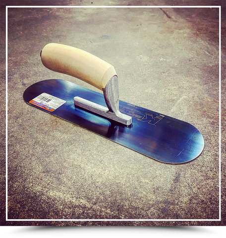 Pool Trowel - Blue Steel - 12"x3"