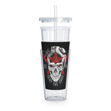 Plastic Tumbler with Straw