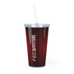 Plastic Tumbler with Straw