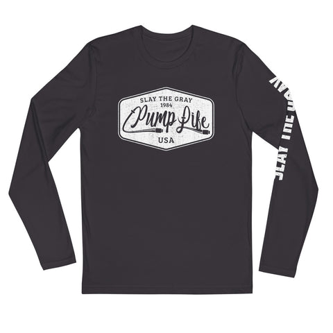 Long Sleeve Fitted Crew