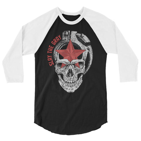 3/4 sleeve raglan shirt